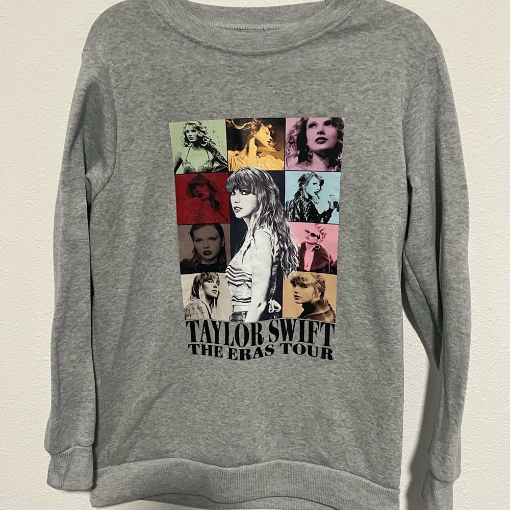 Taylor Swift The Eras Tour Gray Sweater